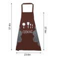 thumbnail image 4 of Delantal de cocina impermeable a prueba de aceite Kearding para mujer ajustable, 4 of 6