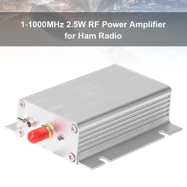 Amplificador de potencia RF de 1-1000Mhz 2,5 W para transmisor HF FM Vhf Uhf Rf Ham Radio AMP Likrtyny Para estrenar