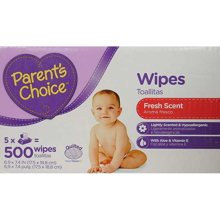 Parents choice 500 wipes 2025