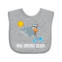 Inktastic New Smyrna Beach Florida Boys or Girls Baby Bib