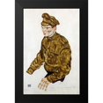 thumbnail image 2 of Schiele, Egon 11x14 Black Modern Framed Museum Art Print Titled - Russian Prisioner of War, 2 of 5