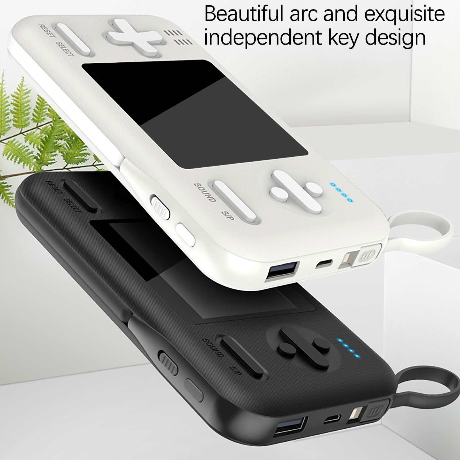 Apmemiss Birthday Gifts for Women Clearance D15 Comes with Cable Charging Treasure Game Console Two-In-One Mobile Power Supply 416 Games Clearance Items