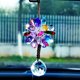 thumbnail image 3 of Colgante de coche hecho a mano, joyería de cristal de alta calidad, colgante para interior de coche, espejo retrovisor, belleza rosa, 3 of 6