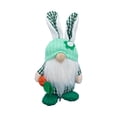 thumbnail image 1 of Adorno de peluche para Conejito de Pascua 2026 – Muñeca de conejo rosa verde poliéster suave de 7,87 pulgadas, decoración colgante para el hogar, regalo de Pascua mono lavable, 1 of 6