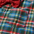 thumbnail image 5 of Toddler Dress Suit Baby Boys Gentleman Clothes Sets Bow Ties Shirts + Suspenders Pants Outfit, 5 of 9
