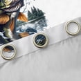 thumbnail image 4 of Homewish Teenagers Big Bass Fish Black Out Curtains,Retro Lake Life Curtains Pack of 2 (42x63 Each),Vintage Aesthetic Bedroom Curtains,Luxury Bedroom Decor, 4 of 6