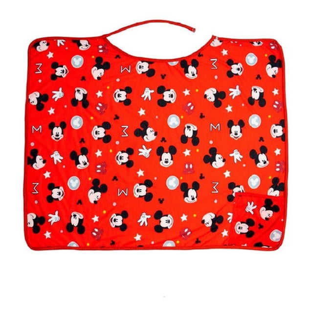 Sabanita Lactancia Mickey Mouse Poliéster Rojo Chiqui Mundo Chiqui Mundo Mickey; sábanita de lactancia; suave y transpirable