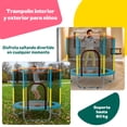 thumbnail image 3 of Trampolin Infantil Little Monkey Brincolín Amarillo con Red de Seguridad, 3 of 11