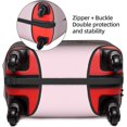 thumbnail image 3 of Flower Lette A Pink Luggage Cover Elastic Washable Stretch Suitcase Protector Anti-Scratch Travel Suitcase Cover for Kid and Adult M (22-24 inch suitcase), 3 of 6