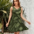 thumbnail image 7 of Christmas Green Mountain Dress Fashion Beach Long Dresses Female Party Printed Sundress, 7 of 7