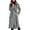 Grey, variant on Long Blend Coat With Belt Warm Winter Trench Overcoat For Ladies Fashion Double Lapel Outerwear Jacket winter clothing for women