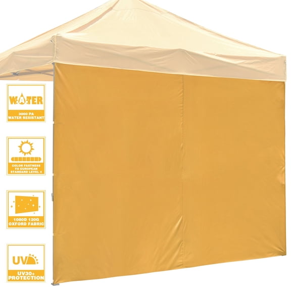 10x10ft EZ Canopy Gazebo Side Wall/Tan LA01