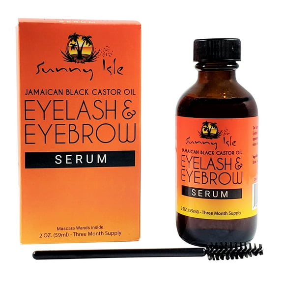 Sunny Isle Jamaican Black Castor Oil Eyelash & Eyebrow Growth Serum 2 oz