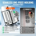 thumbnail image 3 of KFFKFF Water Purification Unit, Gravity-Driven, 2.25G Capacity in 304 Stainless-Steel Housing,Efficient in Lead and Chlorine Reduction up to 99%, Equipped with2 Carbon Filters and Liquid Level Faucet, 3 of 9