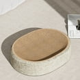 thumbnail image 4 of Cat Scratcher Bed, 16" Large Oval Cardboard Scratcher – 2-in-1 Scratching Board & Lounge Bed for Cats, Protects Furniture from Claw Damage, 4 of 6