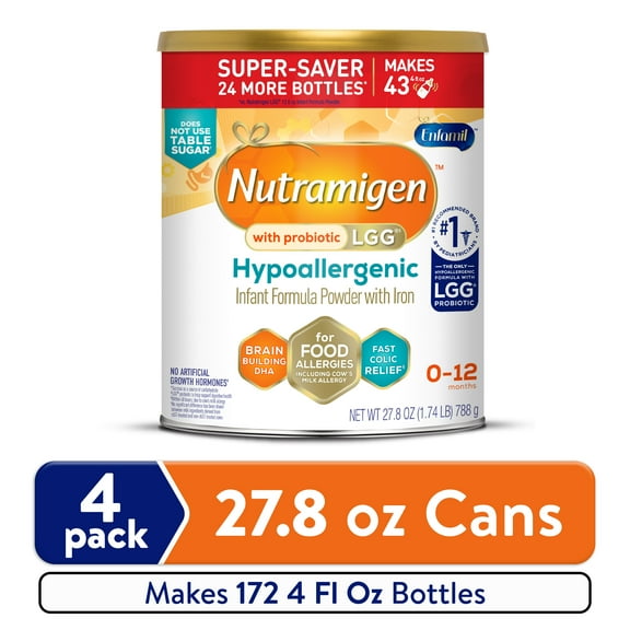 Nutramigen Hypoallergenic Infant Formula with Enflora LGG - Powder, 27.8 oz Can