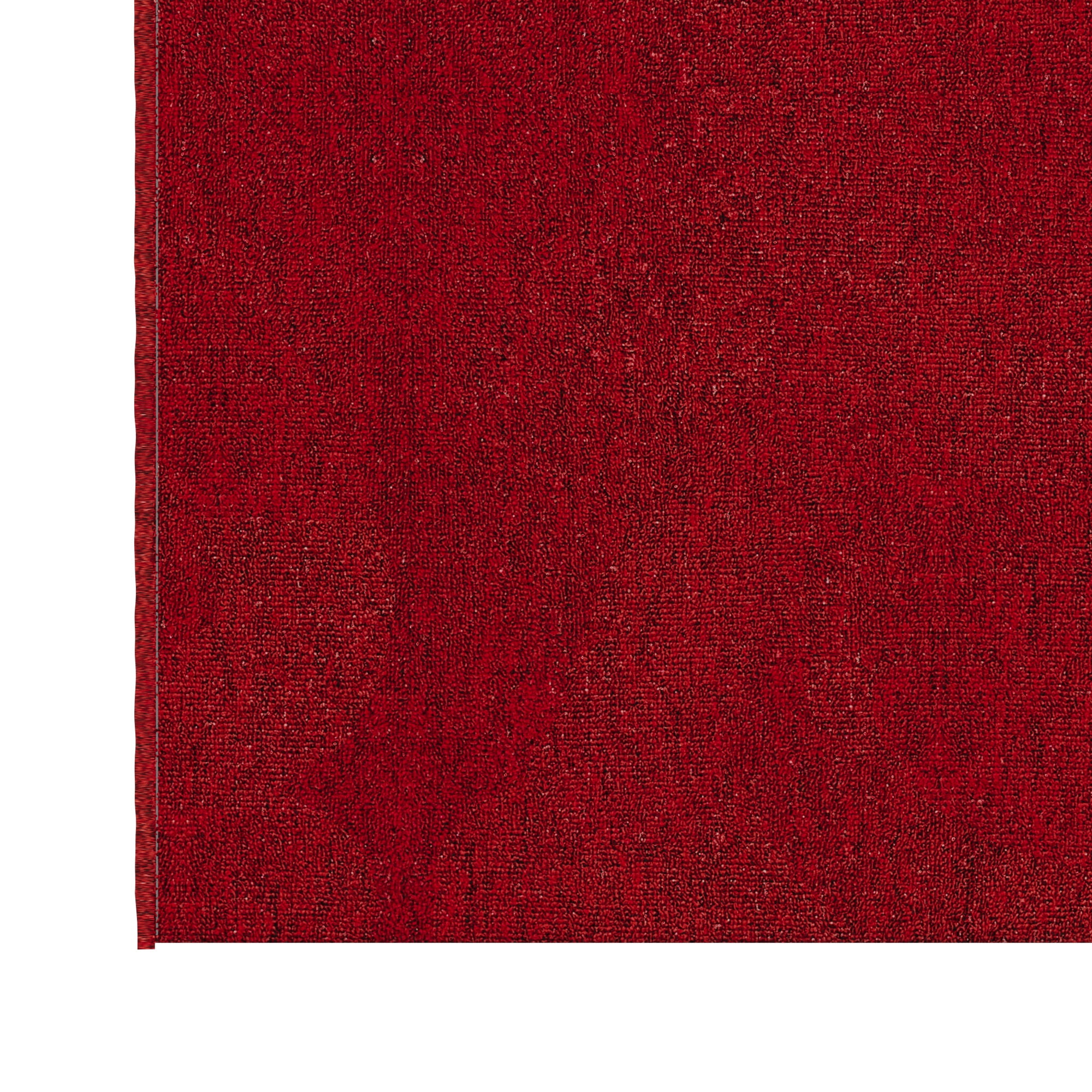 Ottomanson Extra Long Hallway Runner Rug 2x24 Non-Slip Rug for Kitchen or Bedroom, 1'10" x 24', Red