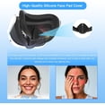 thumbnail image 2 of 7 in 1 Silicone Cover Compatible with Meta/Oculus Quest 3 Accessories, VR Silicone Headset Controller Shell, Eyes, Face, Touch Controller Grip Case & Lens Cover, 2 of 11