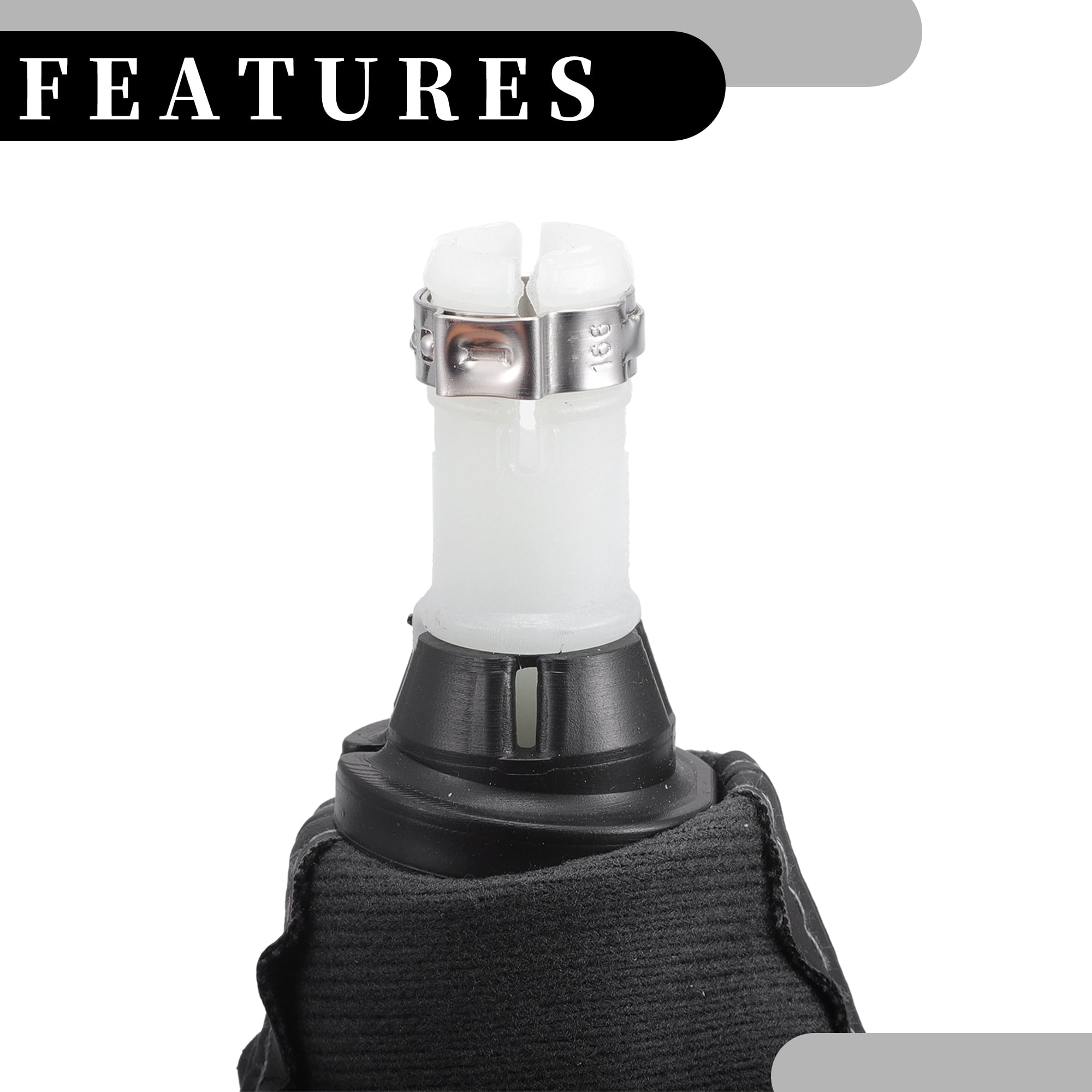 6 Speed Manual Gear Shift Knob with Dust Cover - Stick Shifter Knob - for VW Golf 2013-2017 Faux Leather