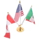 thumbnail image 3 of 1 juego de banderas de escritorio de Estados Unidos, Canadá y México, bandera nacional con asta para centro de mesa de oficina, eventos deportivos campestres., 3 of 6