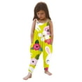 thumbnail image 1 of PMVFHDE Girls Rompers and Jumpsuit Easter Print Jumpsuit For Girls Girls' Jumpsuits & Rompers Yellow,4-5 Years, 1 of 5