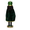 thumbnail image 5 of Kurt Adler 21.5" Leprechaun Holding an Gold Staff Christmas Nutcracker, 5 of 7