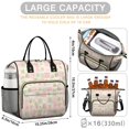 thumbnail image 5 of Pioneer Flower Floral Print Pattern Womens Lunch Box for Work,Insulated Large Lunch Bag,Leakproof Adult Lunch Bag for Work,Beach,Travel,Picnic,Camping, 5 of 6