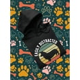 thumbnail image 3 of Retro Distracted By Corgis  Hoodie Men -Image by Shutterstock, Male 3X-Large, 3 of 4