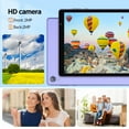 thumbnail image 4 of 10 Inch Tablet, Android 14 Tablets, 4(2+2) GB RAM, 32GB ROM, 1280x800 IPS, Quad Core CPU, WiFi 6, 6000mAh Battery, Purple, 4 of 9