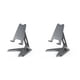 thumbnail image 1 of Methold Soporte plegable para teléfono móvil, soporte ajustable de aleación de aluminio para con manos libres, soporte portátil para Gris 2piezas, 1 of 6