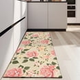 thumbnail image 4 of Pioneer Flower Floral Print Pattern Kitchen Rug Mat,Kitchen Runner Rugs Non Skid Washable,Decorative Kitchen Floor Mats for Kitchen,Sink,Laundry,17"X47", 4 of 5