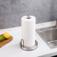 thumbnail image 5 of Paper Towel Holder Countertop with Damping(Silver), 5 of 8