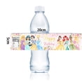 thumbnail image 3 of Etiquetas para envolver botellas de agua de Frozen, Anna y Elsa, etiquetas de cumpleaños, pegatinas, Blancanieves, Cenicienta, princesas, decoración para fiestas de cumpleaños infantiles, 3 of 5