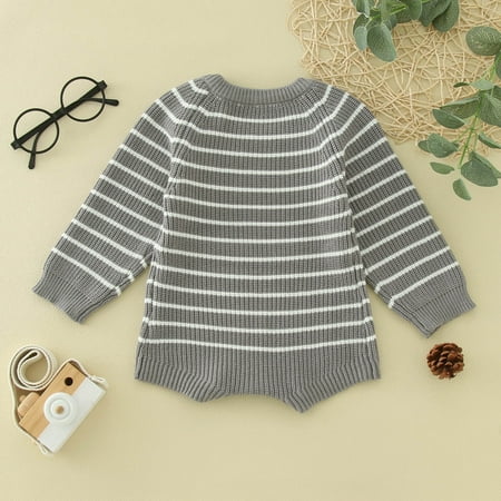 

TOWED22 One Piece Outfits For Girl Rompers For Baby Girls 12 Months Girls Christmas Long Sleeve Romper Plaid Fancy Rompers For Baby Girls Grey