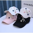 thumbnail image 3 of LINLIN Bling Baseball Cap, Baseball Cap Bling Baseball Cap Hat for Women Adjustable Summer Hats Fashionable Trucker Hats, 3 of 4