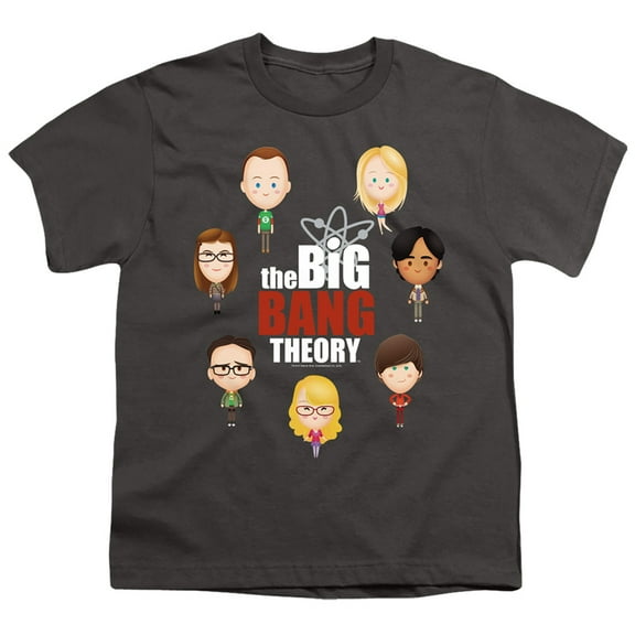 Big Bang Theory - Emojis - Youth Short Sleeve Shirt - Small