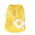 thumbnail image 5 of Summer Thin Pet Clothing Cat Puppy Summer Pet Clothes Poached Egg Vest Clothes Pet Clothes Hangers for Small Dogs (Yellow, L2), 5 of 5