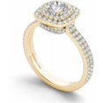 thumbnail image 2 of 1-1/4 Carat T.W. Diamond Double Halo 14kt Yellow Gold Engagement Ring, 2 of 5
