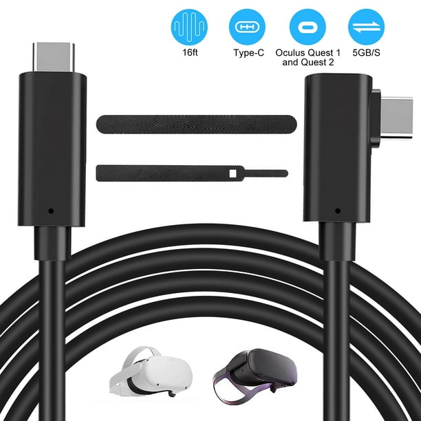 Link Cable Compatible for Oculus Quest 2/Quest, EEEkit VR Headset Cable