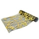 thumbnail image 2 of Camino de mesa de aluminio Camino de mesa Cinta de regalo floral Mantel de mesa Negro Oro 28x450cm, 2 of 7