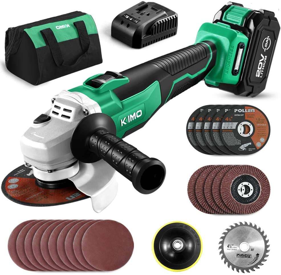 Cordless Angle Grinder With Battery And Charger Online Shop, UP TO 