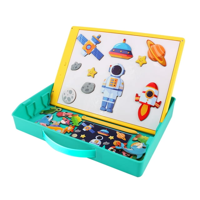 Tableta de escritura LCD con estuche para lápices Tablero de dibujo recargable 9.5