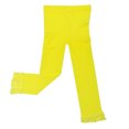 thumbnail image 2 of Wrapables® Toddler Stretch Leggings with Lace Trim, Set of 3 (Yellow, Orange, Pink), 2 of 4