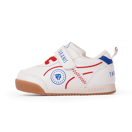 

TARANIS Toddler Girls Sneakers Anti-slip Soft-soled Velvet Shoes For Fall Winter New