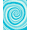Blue, Pattern 4, variant on ODIKA 4' x 6' Machine Washable Non-Slip Area Rug, Op Art Wave High Traffic Rug, Red, 415598