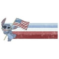thumbnail image 2 of Boy's Lilo & Stitch Flying the American Flag Graphic Tee White Large, 2 of 4