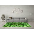 thumbnail image 3 of Ahgly Company Indoor Rectangle Abstract Green Modern Area Rugs, 6' x 9', 3 of 4