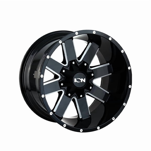 20x9 Ion 141 Gloss Black Milled Wheel 8x170 (0mm)
