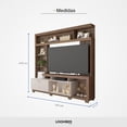 thumbnail image 3 of Centro de Entretenimiento para TV de 65 Pulgadas, Duque Color Café Obscuro – Mueble para TV Moderno para Sala, Soporte para Pantalla con Diseño Elegante, Mueble Organizador para Televisión, 3 of 15