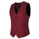 thumbnail image 1 of 2XL Chaleco de traje con cuello en V para hombre S Chaleco, 1 of 1